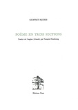 Geoffrey Squires - Poème en trois sections.