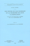 Louis Painchaud - Les textes de Nag Hammadi et le problème de leur classification - Actes du colloque tenu à Québec du 15 au 19 septembre 1993.
