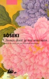 Natsume Sôseki - Choses Dont Je Me Souviens.