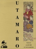 Kitagawa Utamaro - Trois albums d'estampes Coffret en 3 volumes : Paysage de neige ; La lune folle ; A marée basse.
