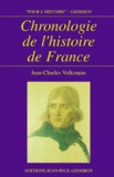 Jean-Charles Volkmann - Chronologie de l'histoire de France.