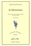 Alfred Tennyson - In Memoriam - Edition bilingue français-anglais.