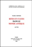  LIMC et Jean Leclant - Rites et cultes dans le monde antique - Actes de la table ronde du LIMC à la Villa Kérylos à Beaulieu-sur-Mer, les 8 & 9 juin 2001.