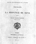 Auguste Longnon - Pouillés de la Province de Sens.