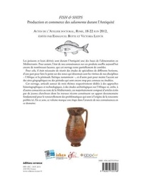 Fish & Ships. Production et commerce des salsamenta durant l'Antiquité