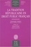 Christophe Vimbert - La notion de tradition républicaine en droit public français.