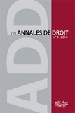 Vanessa Brochot et Guillaume Tusseau - Les Annales de droit N° 4, 2010 : .