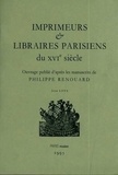 Philippe Renouard et Jean Loys - Imprimeurs et libraires parisiens du XVIe siècle - Jean Loys.
