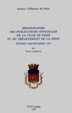Pierre Casselle - Bibliographie des publications officielles de la Ville de Paris et du Département de la Seine Tome 2 - Février 1848-décembre 1859.