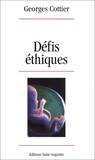Georges Cottier - Defis Ethiques.