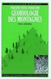 Paul Ozenda - Perspectives Pour Une Geobiologie Des Montagnes.