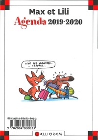 Agenda Max et Lili  Edition 2019-2020