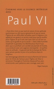Chemins vers le silence intérieur avec Paul VI