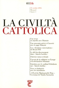 Antonio Spadaro - La Civiltà Cattolica 31 octobre 2016 : .