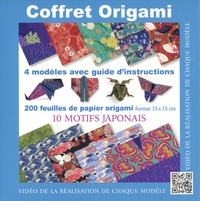 Francesco Decio et Vanda Battaglia - Coffret Origami - 4 modèles avec guide d'instruction, 200 feuilles de papier origami, 10 motifs japonais.