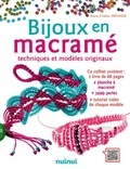 Diana Crialesi - Coffret Bijoux en macramé - Techniques et modèles originaux. Contient : 1 livre de 88 pages, planche à macramé, 1600 perles et tutoriel vidéo de chaque modèle.