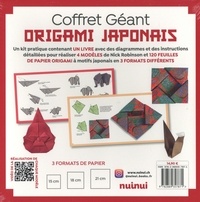 Coffret géant Origami japonais. Avec un livre et 120 feuilles de papier origami