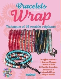 Patrizia Valsecchi - Bracelets wrap, techniques et 16 modèles originaux - Avec 1 livre de 80 pages, 1 métier à tisser, 200 perles de couleur.