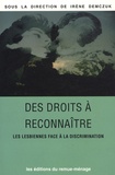 Irène Demczuk - Des droits à reconnaître - Les lesbiennes face à la discrimination.