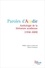 David Lonergan - Paroles d'Acadie: Anthologie de la littérature acadienne (1958-2009).