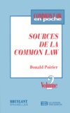 Donald Poirier - Sources de la Common Law.