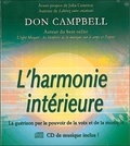 Don Campbell - L'harmonie intérieure - La guérison par le pouvoir de la voix et de la musique. 1 CD audio