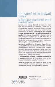 La santé et le travail. 10 étapes pour une prévention efficace dans l'entreprise 2e édition