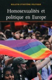 David Risse - Bulletin d'histoire politique Volume 18 N° 2, Hive : Homosexualités et politique en Europe.