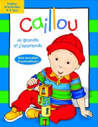  Chouette - Caillou  : Je joue et j'apprends - Cahier d'activités 4-5 ans.