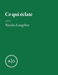 Nicolas Langelier - Ce qui éclate.