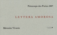 Anaïs Bon et Gilles-Antoine Langlois - Lettera Amorosa.