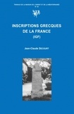 Jean-Claude Decourt - Inscriptions grecques de la France (IGF).