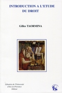 Gilles Taormina - Introduction à l'étude du droit.