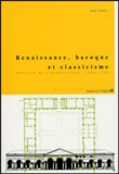 Jean Castex - Renaissance, baroque et classicisme - Histoire de l'architecture 1420-1720.