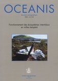 Eric Thiebaut - Oceanis Volume 32 N° 2/2006 : Fonctionnement des écosystèmes intertidaux en milieu tempéré.