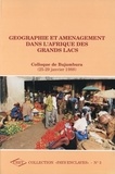  Collectif - Geographie Et Amenagement Dans L'Afrique Des Grands Lacs.