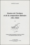  Institut Alain - Alain dans ses oeuvres et son journalisme politique - Colloque organisé à Paris à l'occasion du cinquantenaire de la mort d'Alain les 30 novembre et 1er décembre 2001.