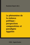 Baudouin Dupret - Le phénomène de la violence politique : perspectives comparatistes et paradigme égyptien.