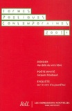 Gérald Purnelle et Marjorie Perloff - Formes Poétiques Contemporaines N° 1/2003 : Au-delà du vers libre.