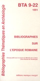 Michel Feugère - Bibliographies sur l'époque romaine.