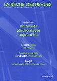 Arnaud Jacob et Jean-Michel Salaün - La revue des revues N° 35, 2004 : Les revues électroniques aujourd'hui.