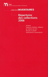 André Derval et Albert Dichy - Répertoire des collections.