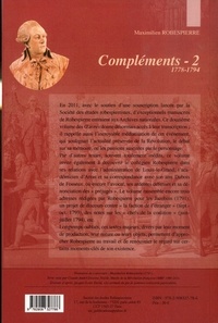 Oeuvres de Maximilien Robespierre. Tome 12, Compléments - 2 (1778-1794)