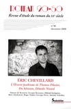 Pascal Riendeau et Eric Chevillard - Roman 20-50 N° 46, Décembre 2008 : L'OEuvre posthume de Thomas Pilaster, Du hérisson, Démolir Nisard.
