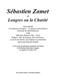Louis-Narcisse Prunel et Paul Melchior - Sébastien Zamet et Langres ou la Charité - tiré à part.