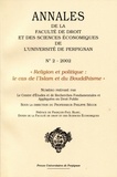 Claire Guiu et Sophie Tixador - Annales de la Faculté de droit et des sciences économiques de l'Université Perpignan N° 1/1995 : Aspects de la mise en oeuvre du droit de l'urbanisme et de l'environnement dans le département des Pyrénées-Orientales.