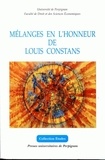  CONSTANS LOUIS - Mélanges en l'honneur de Louis Constans.