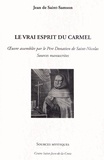 Jean de Saint-Samson - Le vrai Esprit du Carmel.