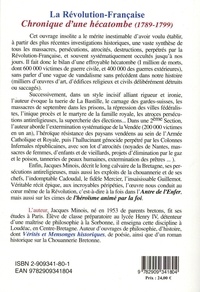 La Révolution française. Chronique d'une hécatombe (1789-1799), Tomes 1 et 2