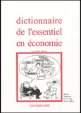 Janine Brémond et Jean-François Couet - Dictionnaire de l'essentiel en économie.